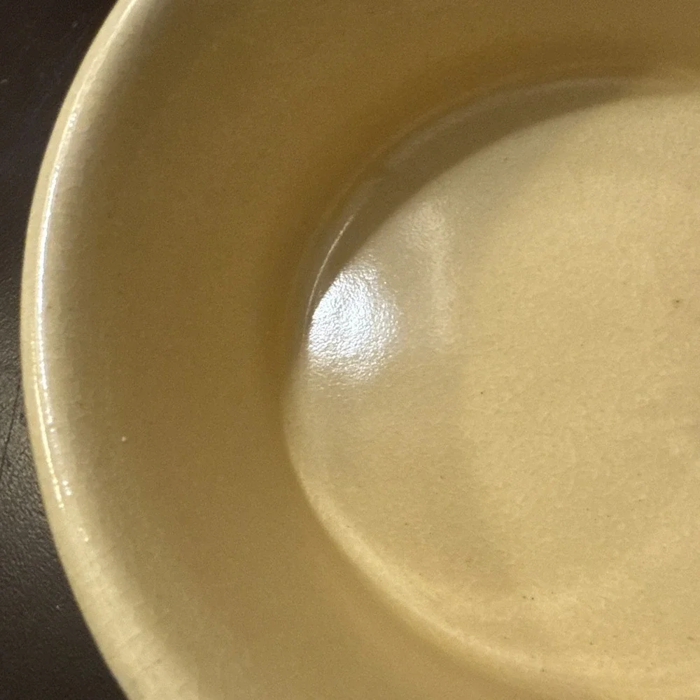 Vintage RRP‎ Roseville Pottery Dog Bowl 5 1/2